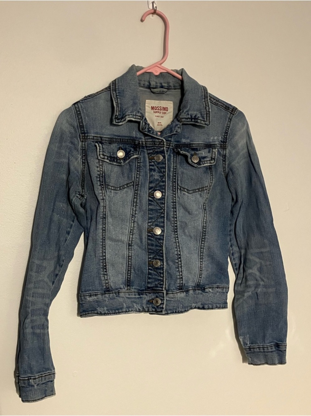 Mossimo Supply Co Blue Denim Jean Jacket